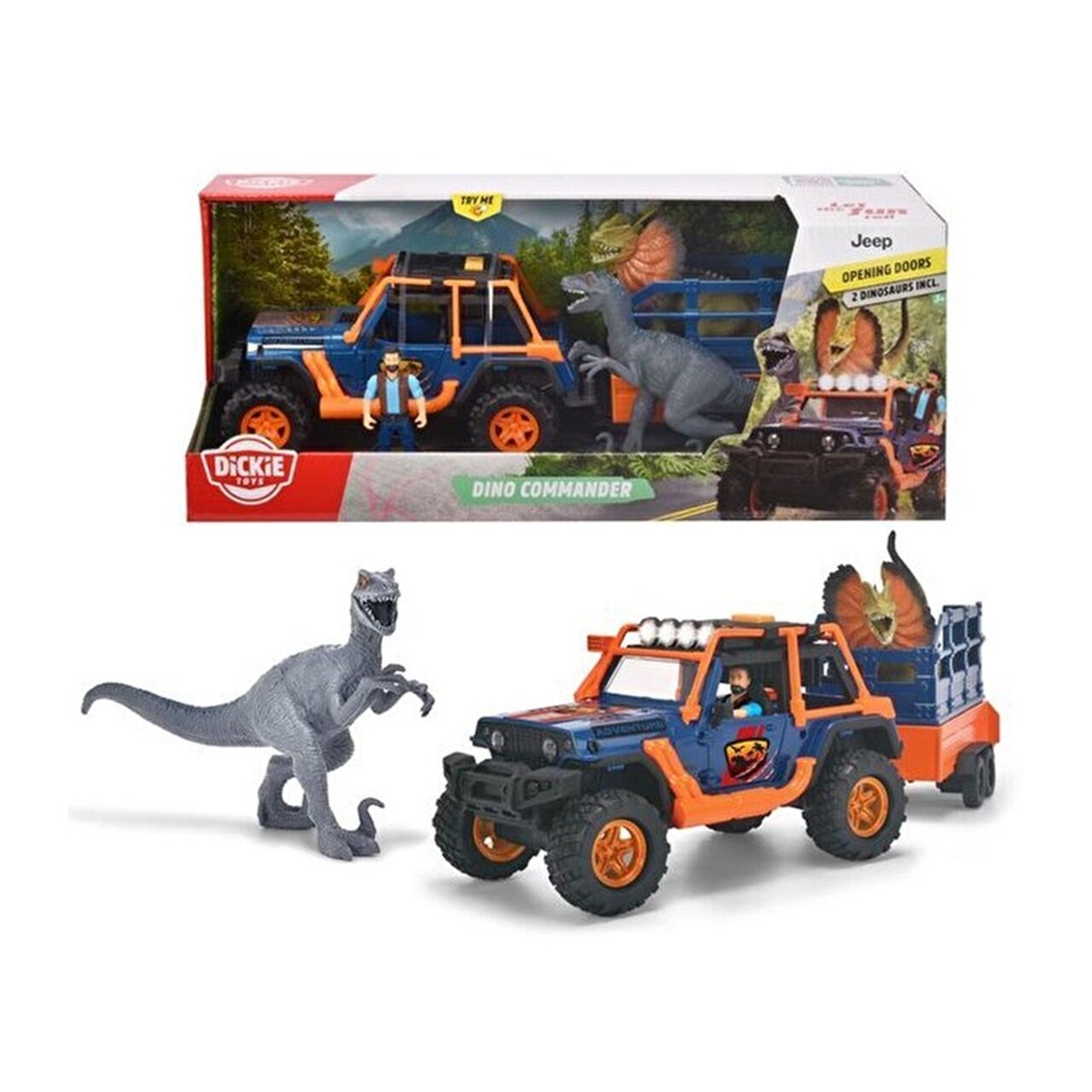 Dickie Toys - Dinazor Taşıyıcı Jip