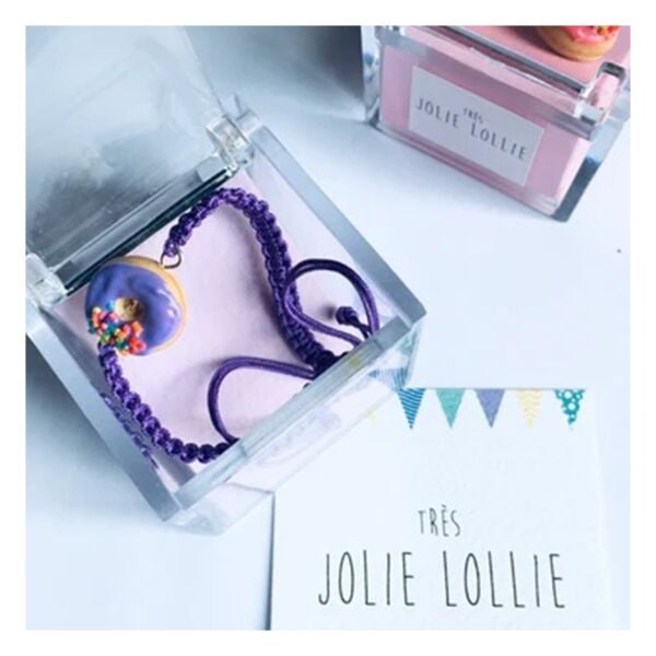 Donut Bileklik - Mor