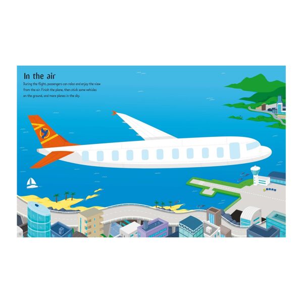 Airport Sticker And Colouring Book