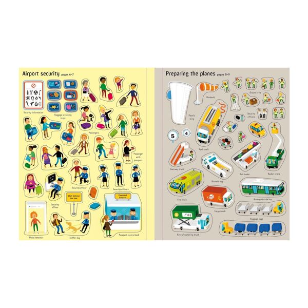 Airport Sticker And Colouring Book