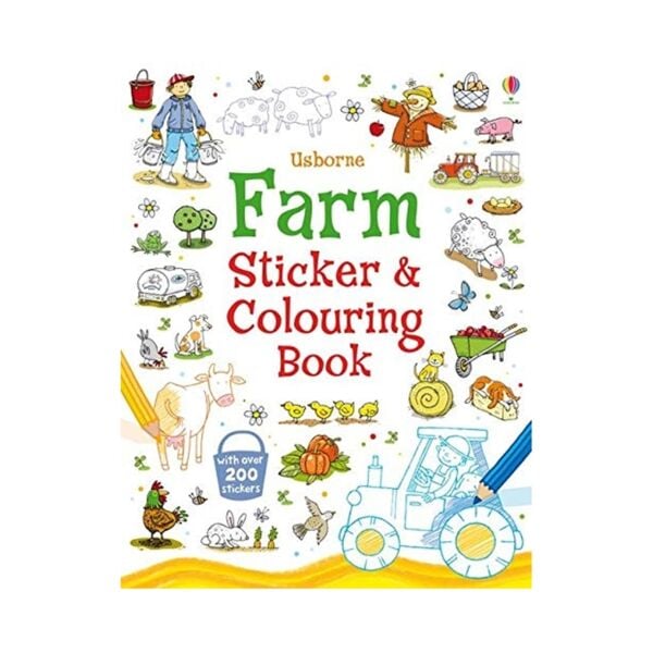 Farm Sticker And Colouring