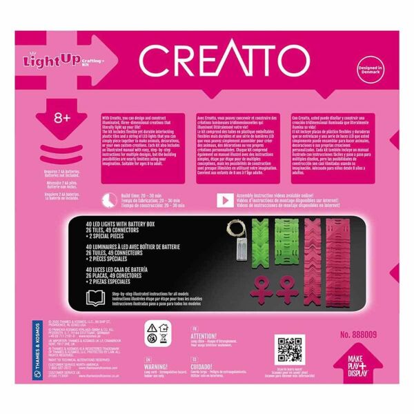 Creatto - Love Kalp Birleştirilebilir Led Aydınlat