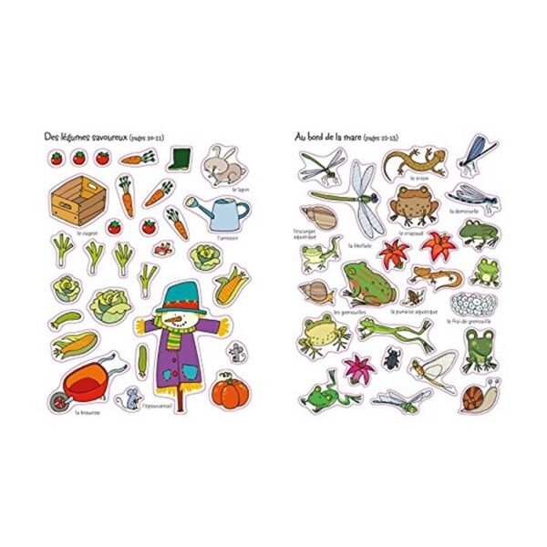 Garden Sticker&Colouring Book