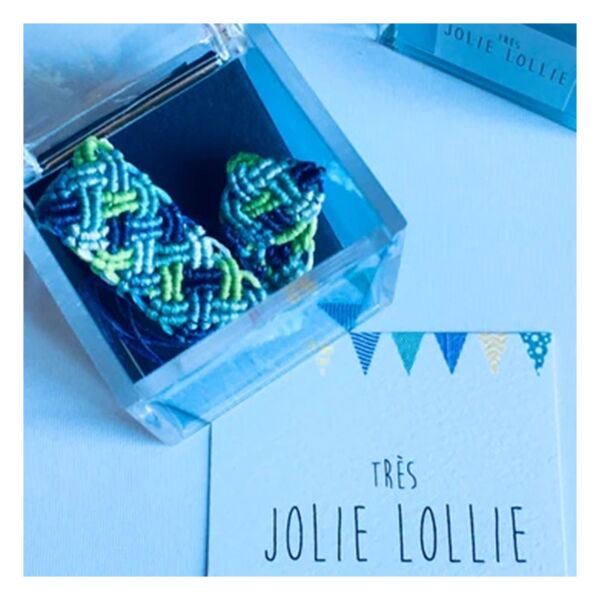 Makrome Bileklik - Mavili 