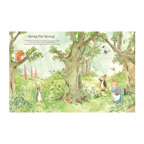 Peter Rabbit Hop, Skip, Stick sticker Activity