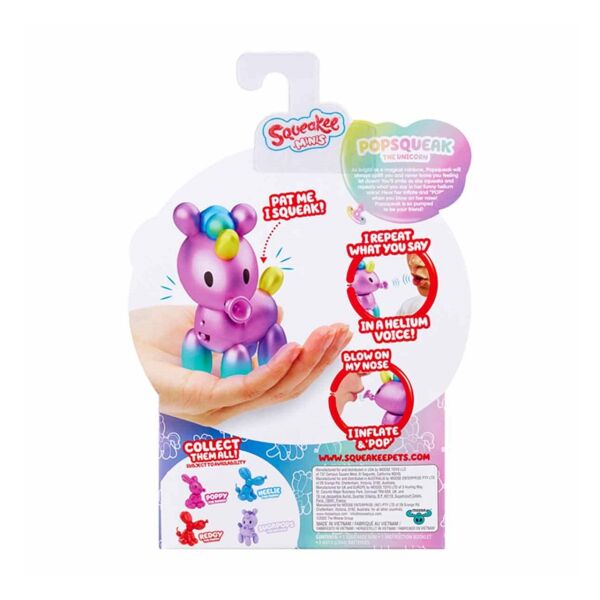 Squeakee Minis İnteraktif Balon Oyuncak Unicorn Ra
