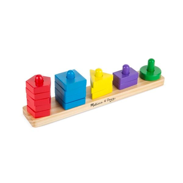 Melissa&Doug Renkli Şekil Dizme