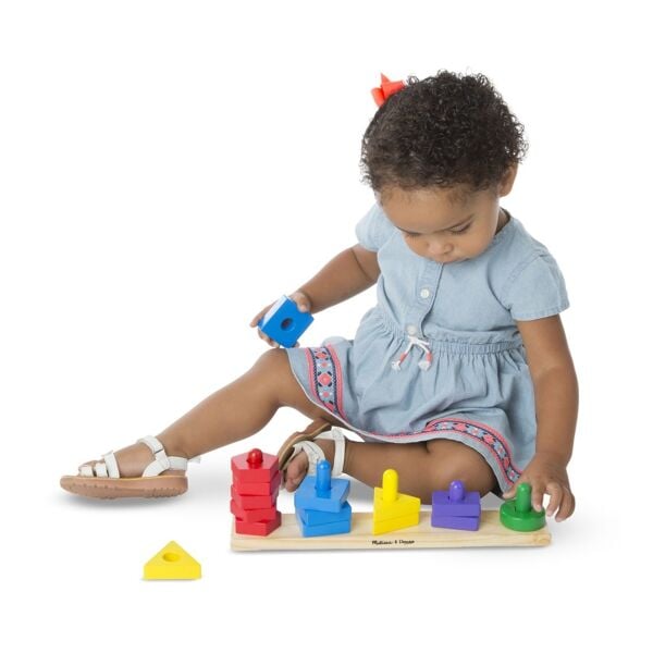Melissa&Doug Renkli Şekil Dizme