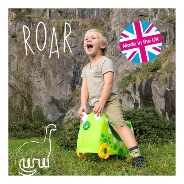 Trunki Çocuk Bavulu - Dinozor Dudley