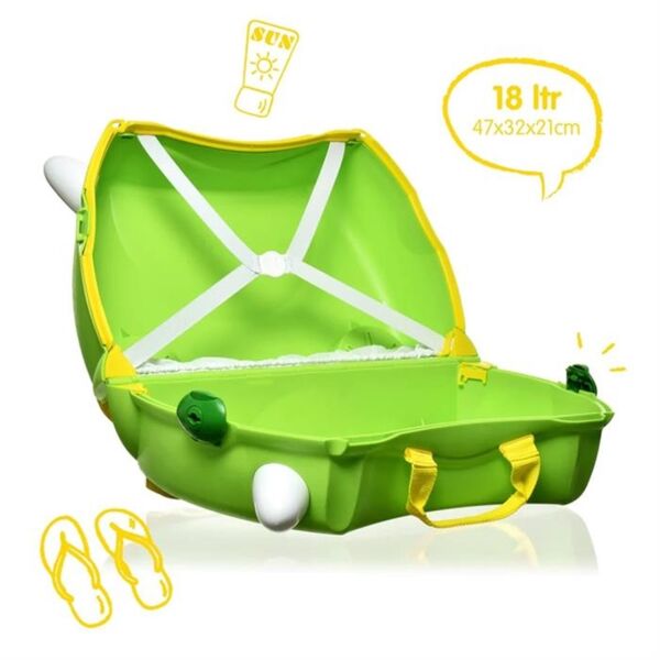 Trunki Çocuk Bavulu - Dinozor Dudley