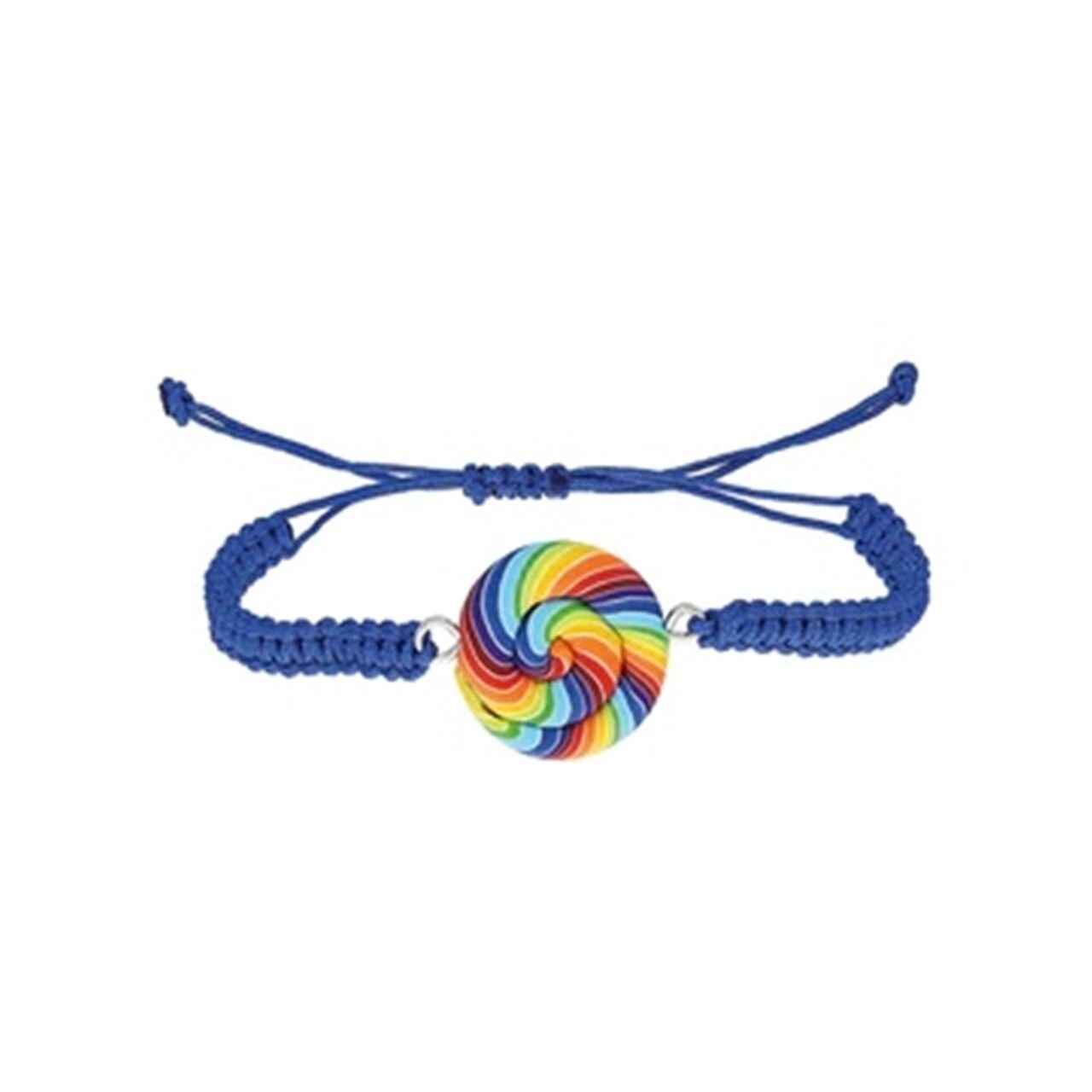 Rainbow Lollipop Bileklik - Lacivert 