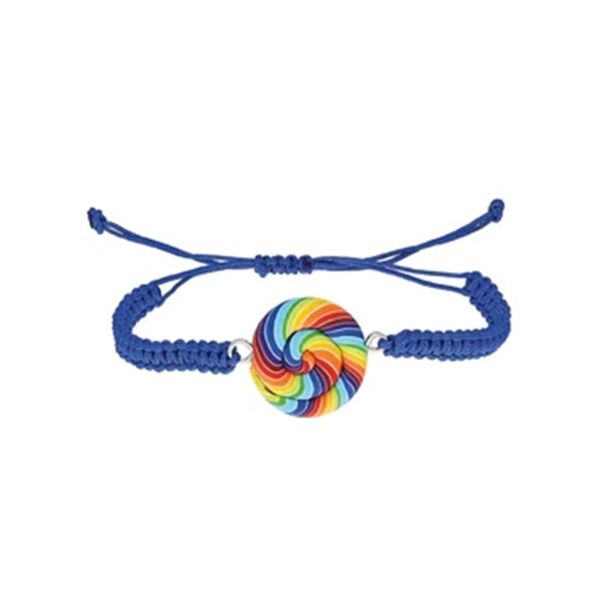Rainbow Lollipop Bileklik - Lacivert 