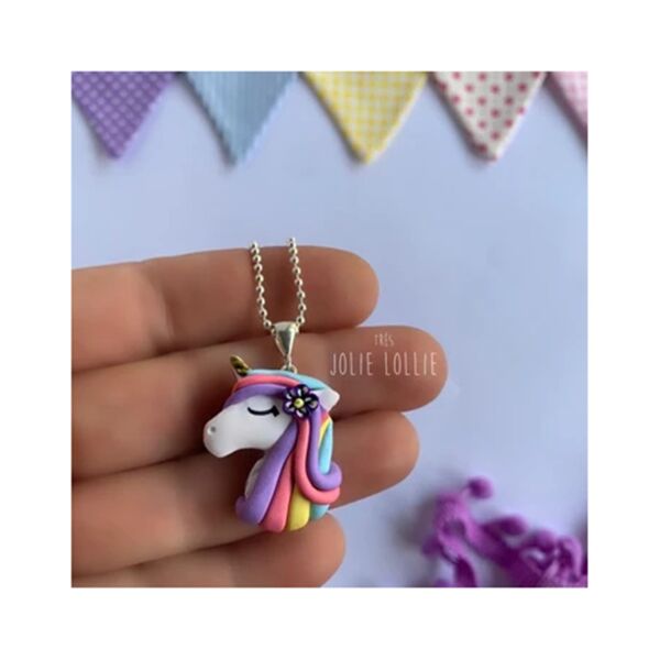 Unicorn Gümüş Kolye