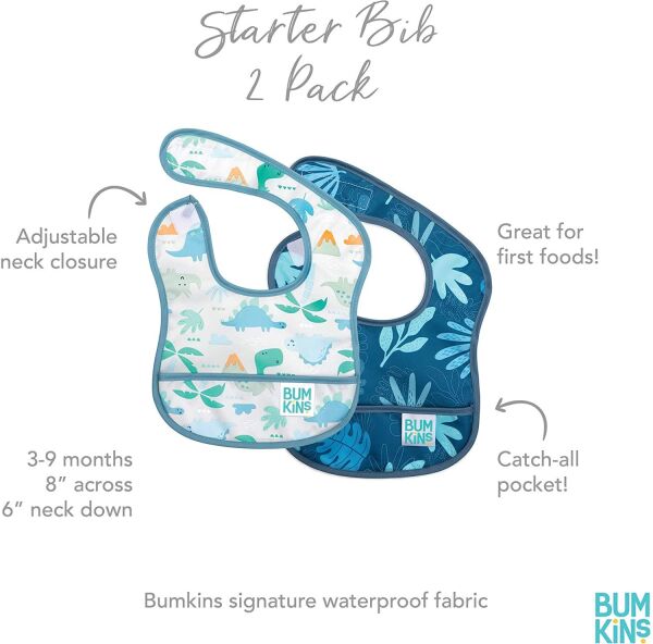 Başlangıç Önlüğü (3-9 ay) 2li Paket-Dinosours