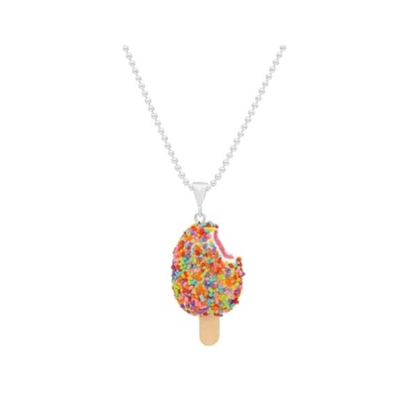 Sprinkle Ice Lollie Gümüş Kolye