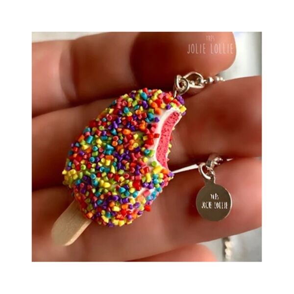 Sprinkle Ice Lollie Gümüş Kolye