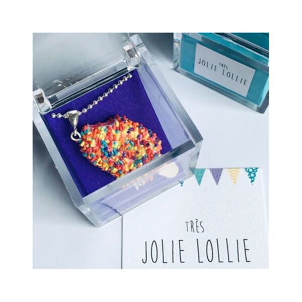 Sprinkle Ice Lollie Gümüş Kolye