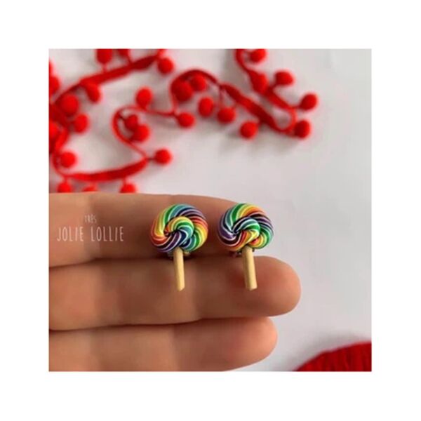 Lolipop Klips Küpe
