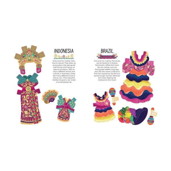 Mother & Daughter Dress Up Dolls - Costumes From A