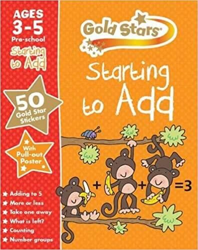 Gold Stars Starting To Add Preschool Workbook