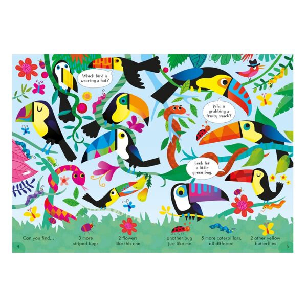 Look and Find Puzzles In The Jungle