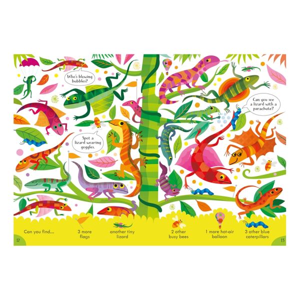 Look and Find Puzzles In The Jungle